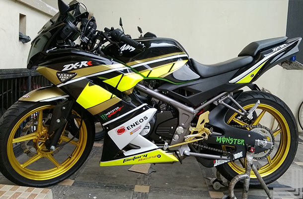 Gambar Modifikasi  Kawasaki Ninja  RR  150 Terbaru 
